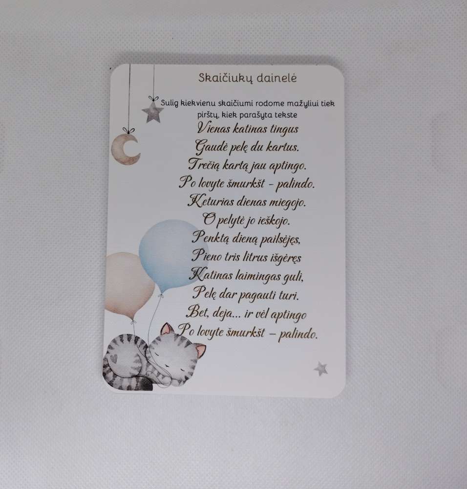 Kūdikio žaidinimų kortelės