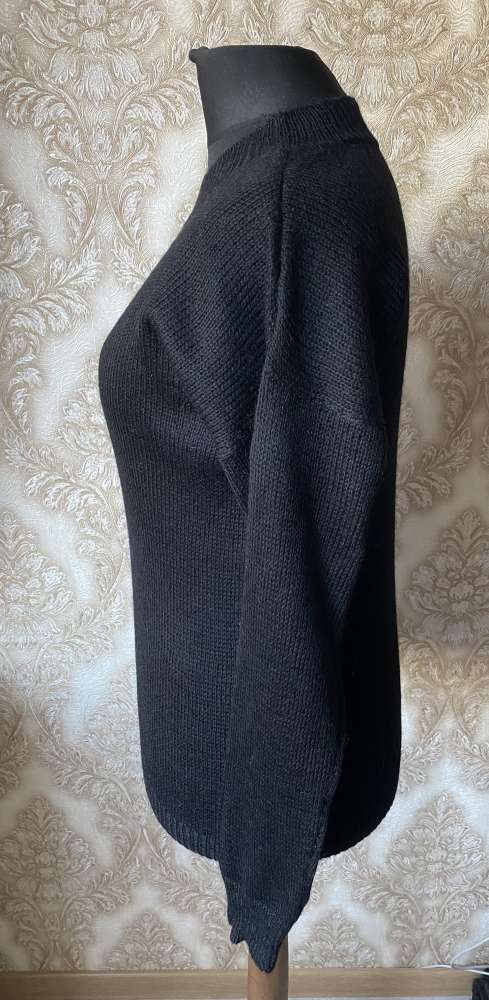 Megztas plonas moheros megztinis juodos spalvos L/XL dydis GP-1642