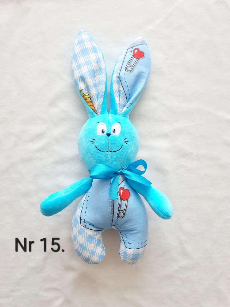 Rankų darbo zuikutis, ūgis 30  cm