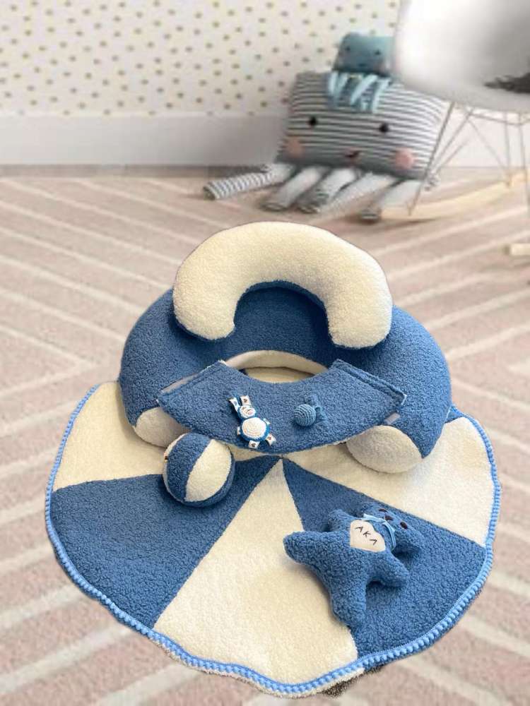 SĖDINUKAS su apvaliu kilimėliu ,,Teddy vandenynas,,