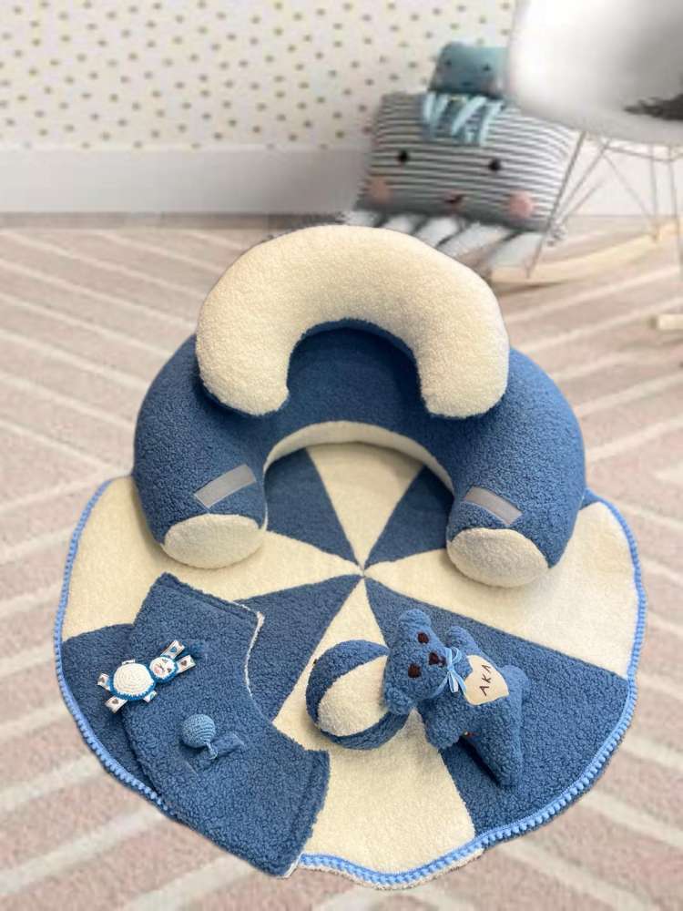 SĖDINUKAS su apvaliu kilimėliu ,,Teddy vandenynas,,