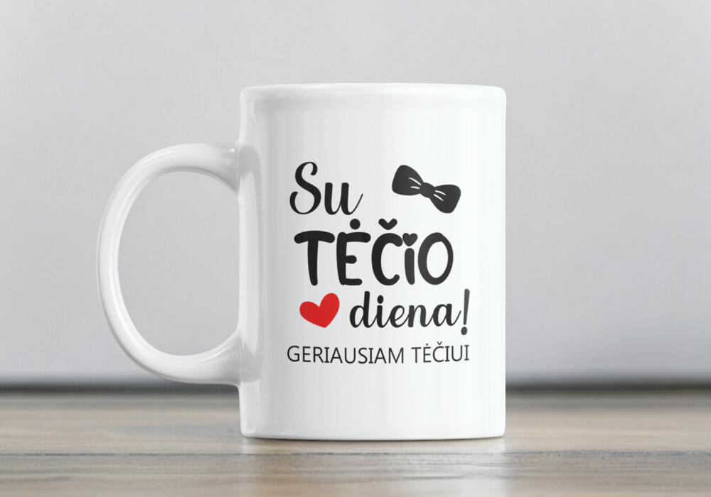 Standartinis puodelis „Su Tėčio diena“