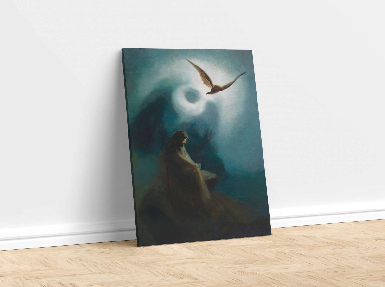 Reprodukcija „Kankinys ir nukryžiuotasis“, Karl Wilhelm Diefenbach