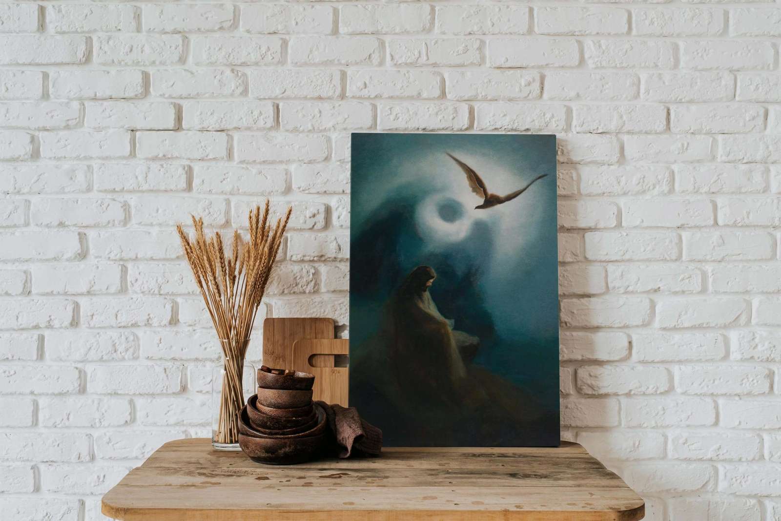 Reprodukcija „Kankinys ir nukryžiuotasis“, Karl Wilhelm Diefenbach