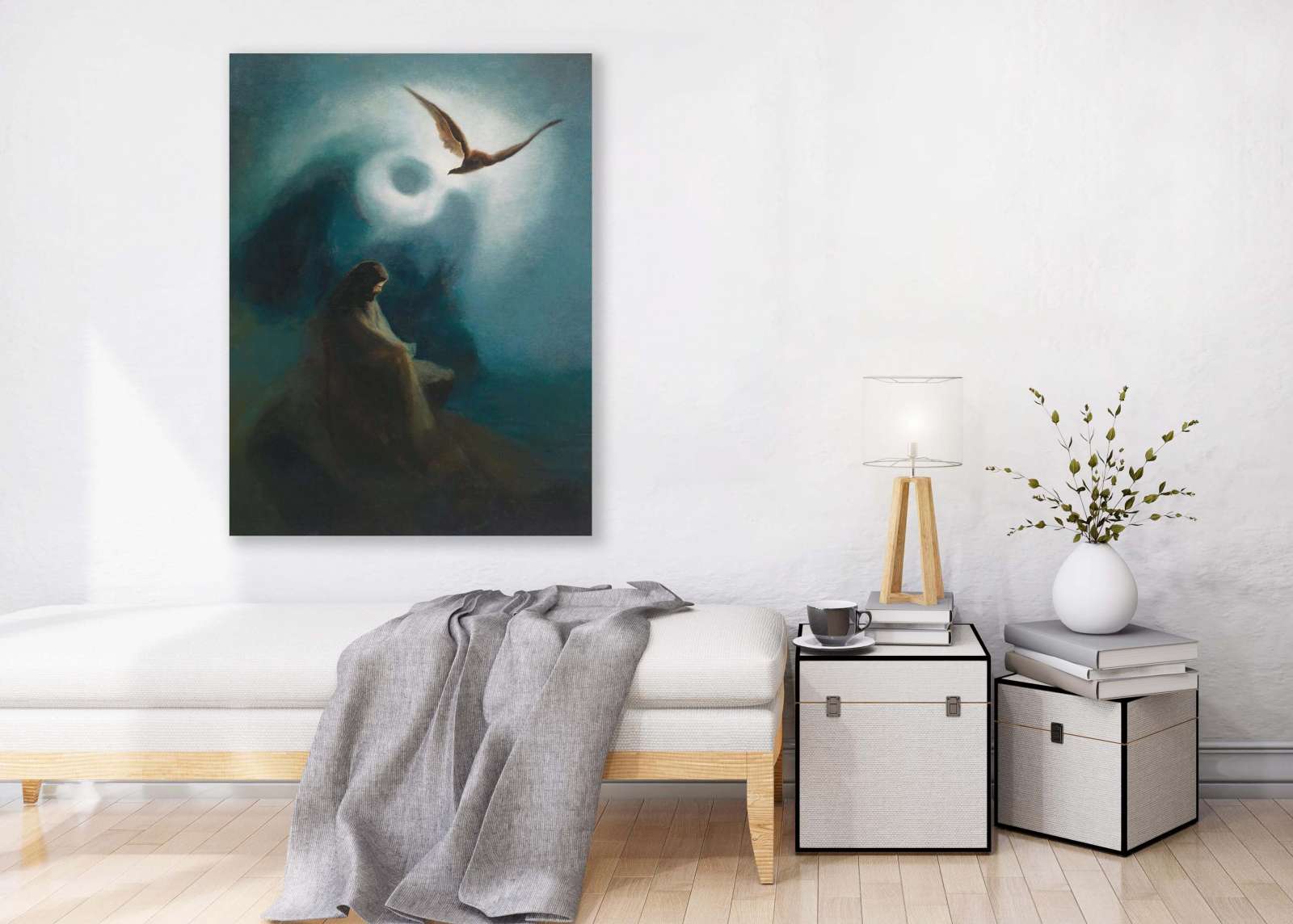 Reprodukcija „Kankinys ir nukryžiuotasis“, Karl Wilhelm Diefenbach