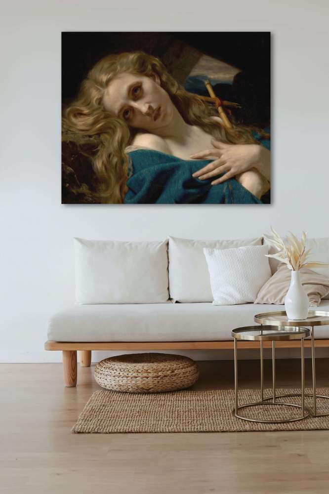 Reprodukcija „Marija Magdalietė oloje“, Hugues Merle