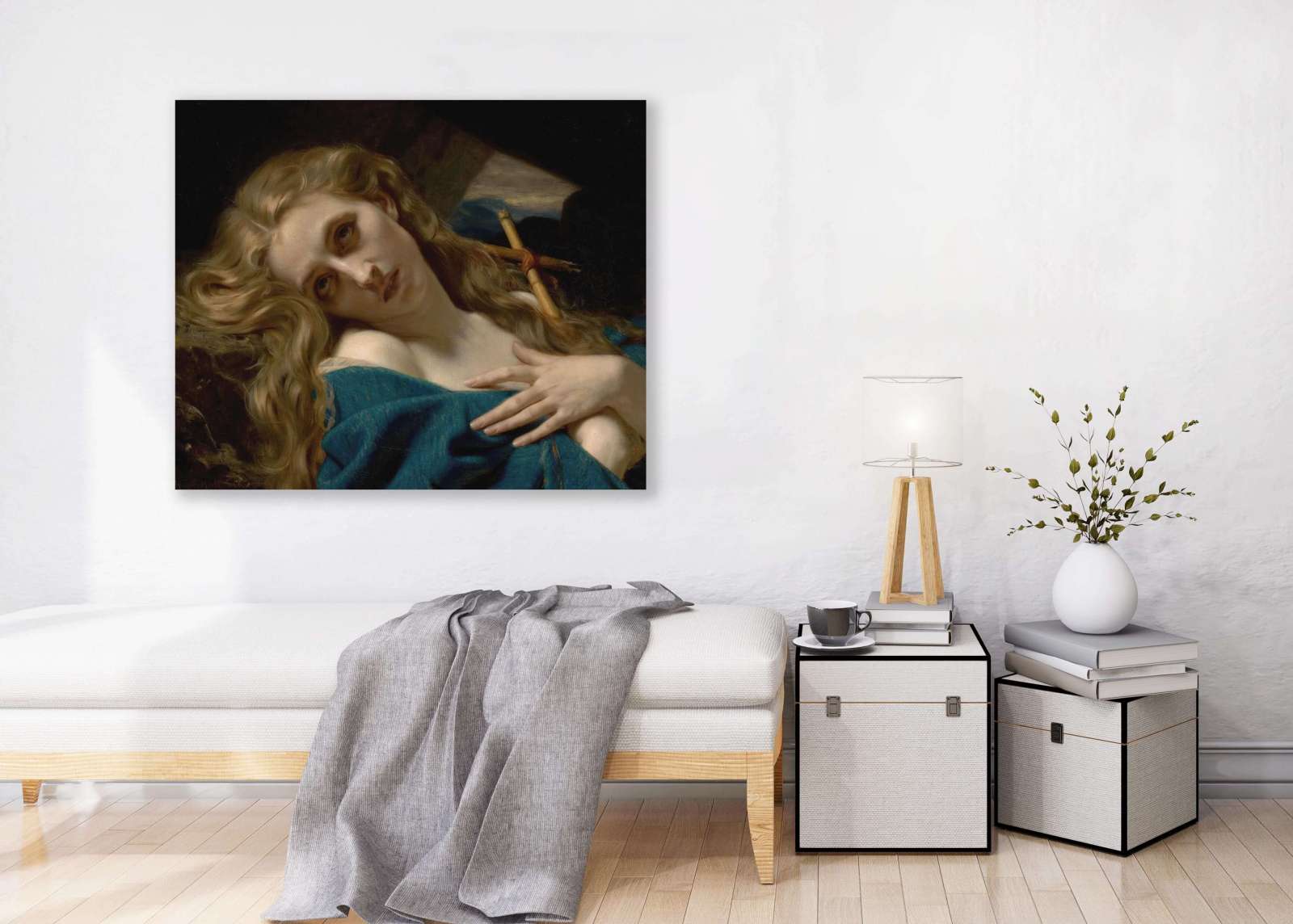 Reprodukcija „Marija Magdalietė oloje“, Hugues Merle
