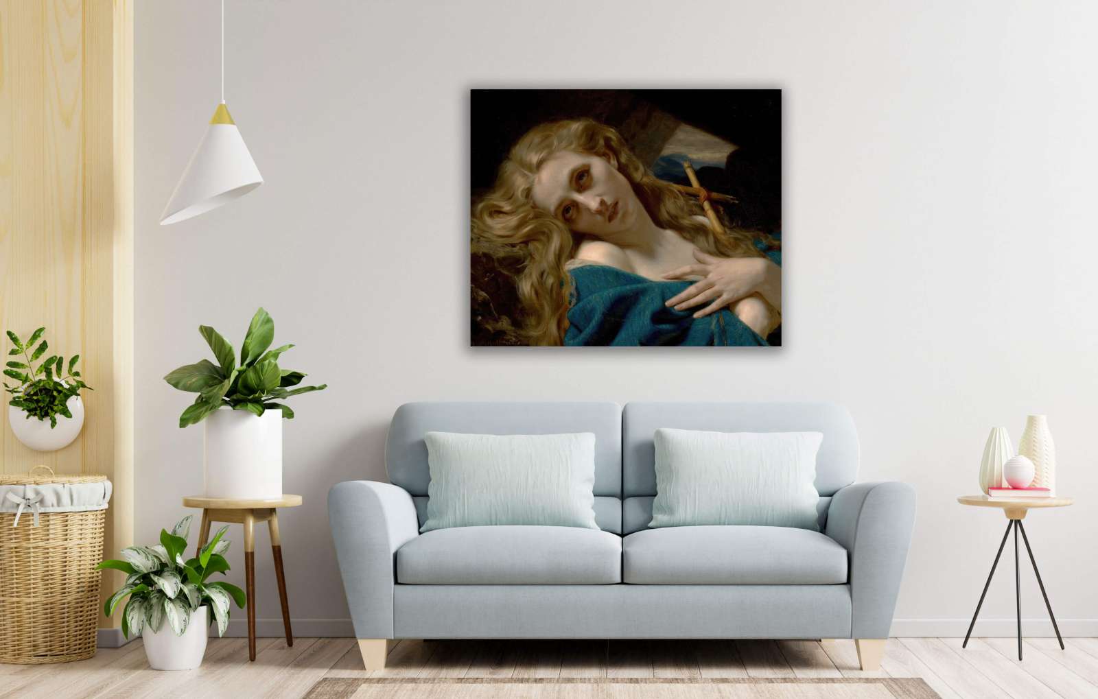 Reprodukcija „Marija Magdalietė oloje“, Hugues Merle