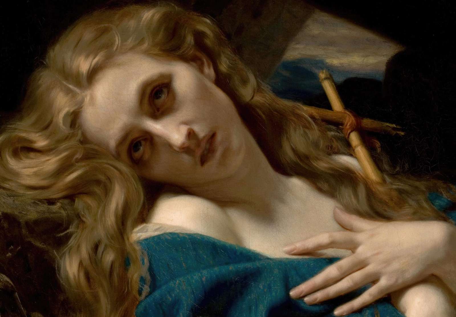 Reprodukcija „Marija Magdalietė oloje“, Hugues Merle
