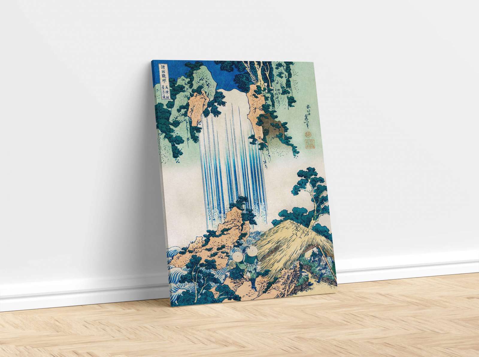 Reprodukcija „Yoro krioklys Mino provincijoje“, Katsushika Hokusai