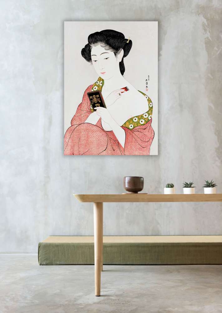 Reprodukcija „Besipudruojanti moteris“, Goyō Hashiguchi