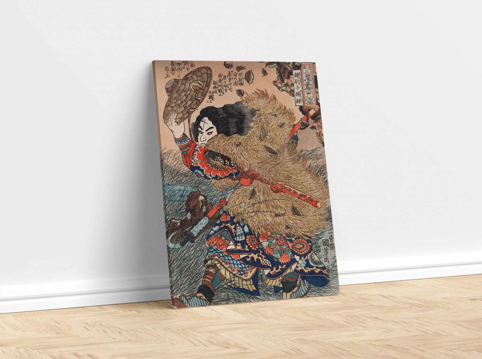 Reprodukcija „Suikoden herojus“, Utagawa Kuniyoshi