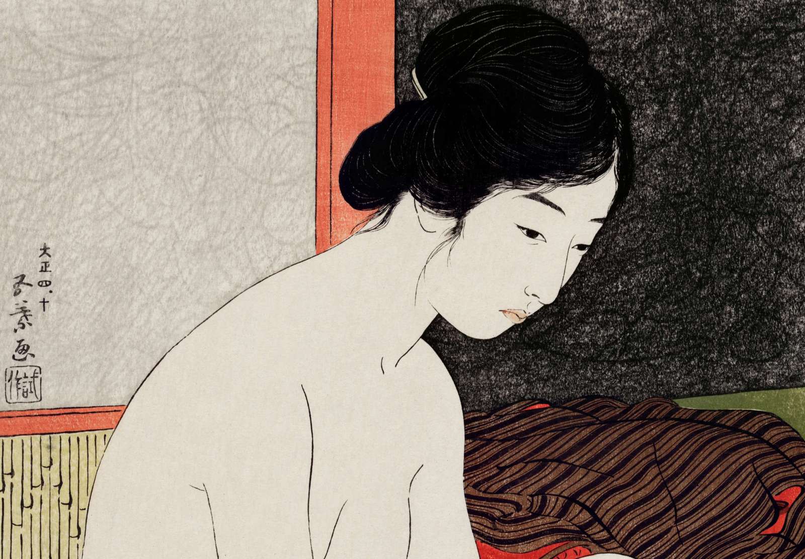 Reprodukcija „Yokugo no onna“, Goyō Hashiguchi