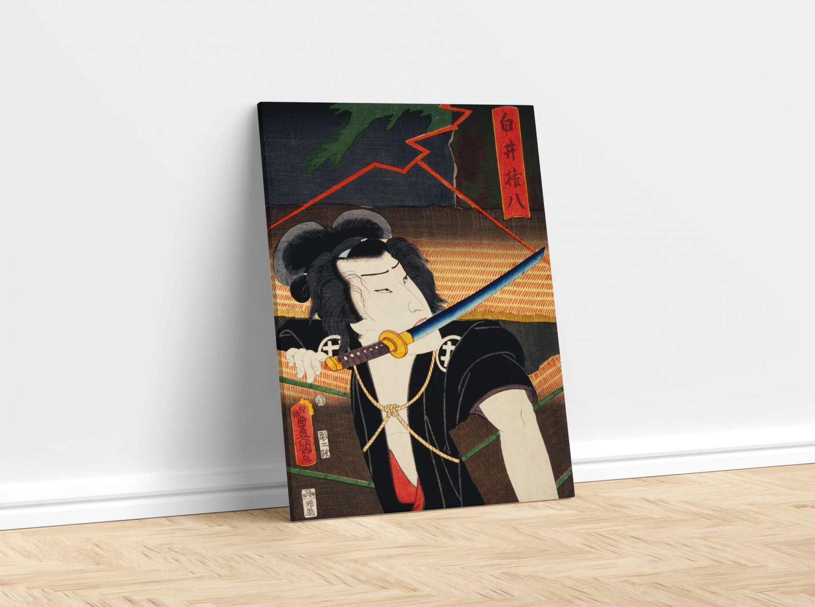 Reprodukcija „Aktoriaus portretas“, Toyohara Kunichika