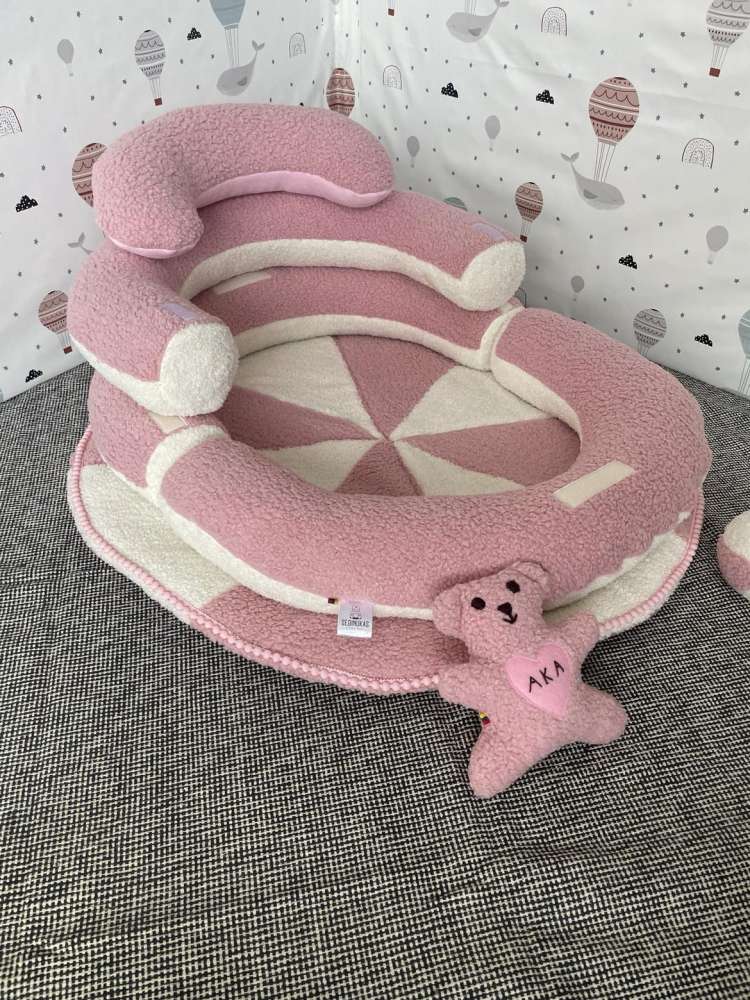 SĖDINUKAS Transformeris su apvaliu kilimėliu ,,Teddy ledinukas,,