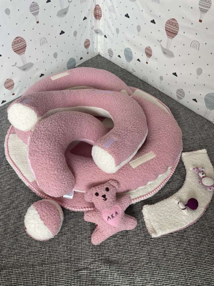 SĖDINUKAS Transformeris su apvaliu kilimėliu ,,Teddy ledinukas,,
