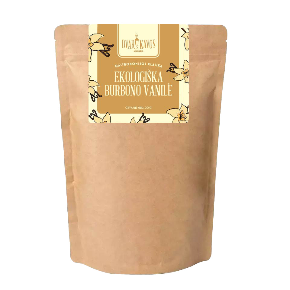 Ekologiška burbono vanilė 20g