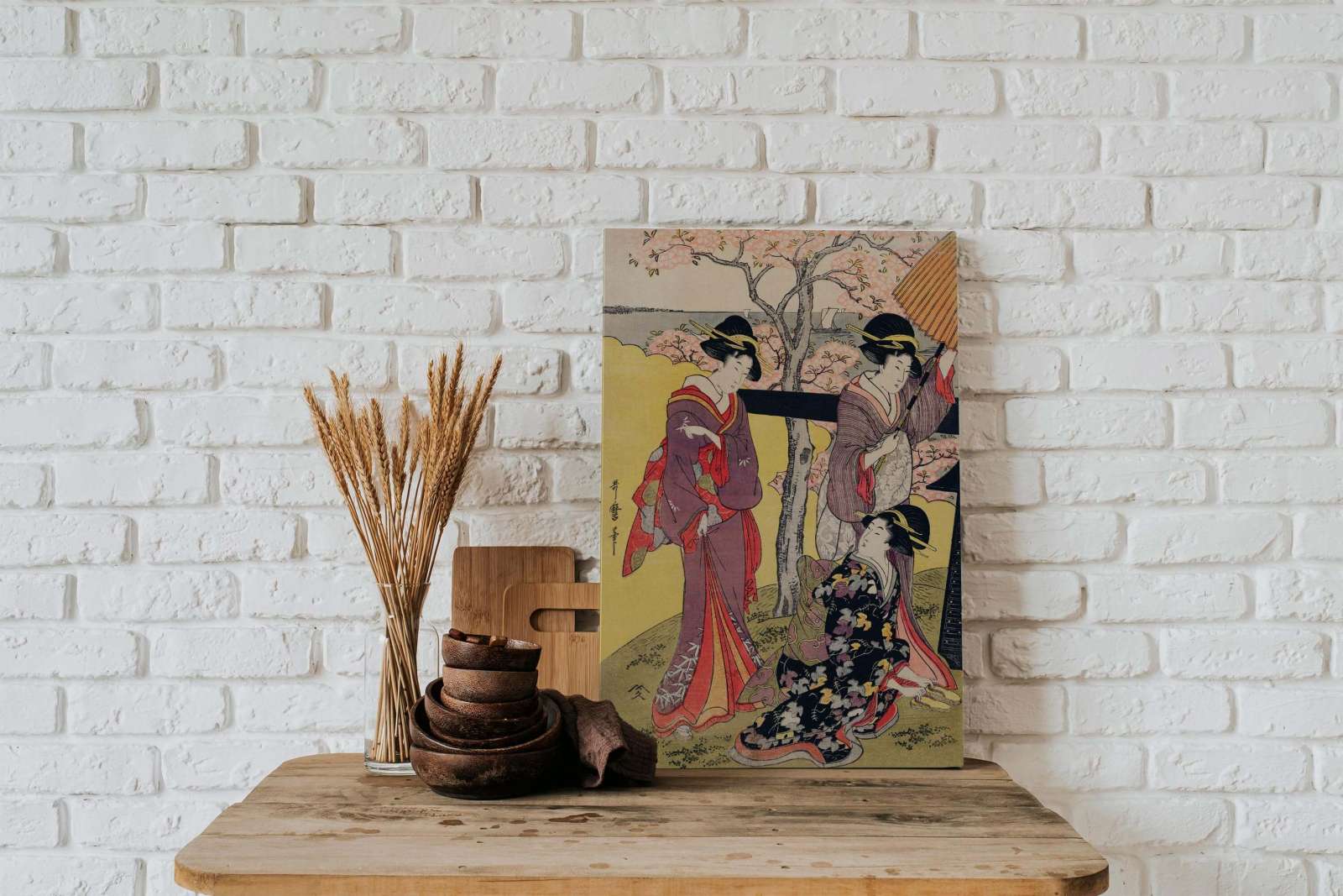 Reprodukcija „Gotenyama no Hanami Hidari“, Utamaro Kitagawa