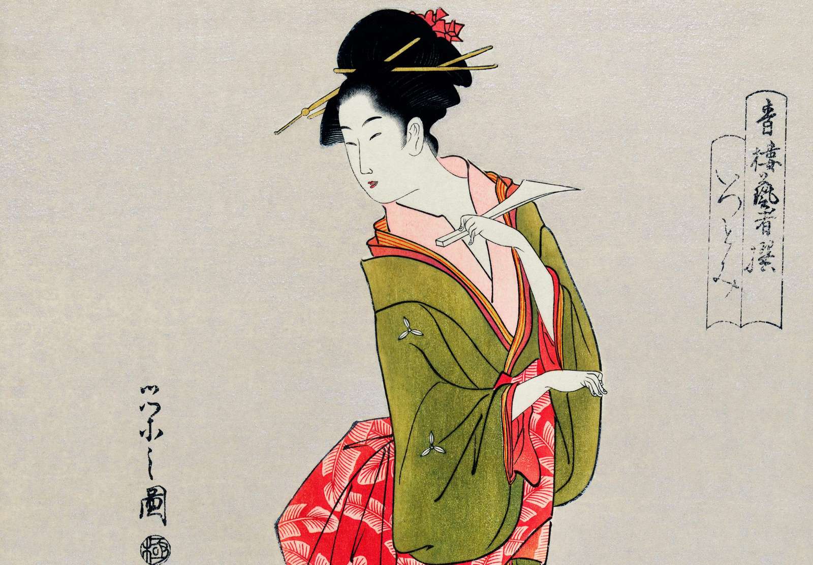 Reprodukcija „Itsutomi“, Eishi Hosoda