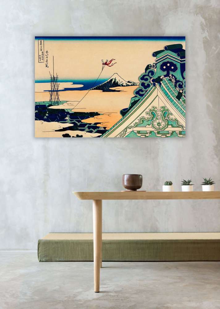 Reprodukcija „Toto Asakusa Honganji“, Katsushika Hokusai