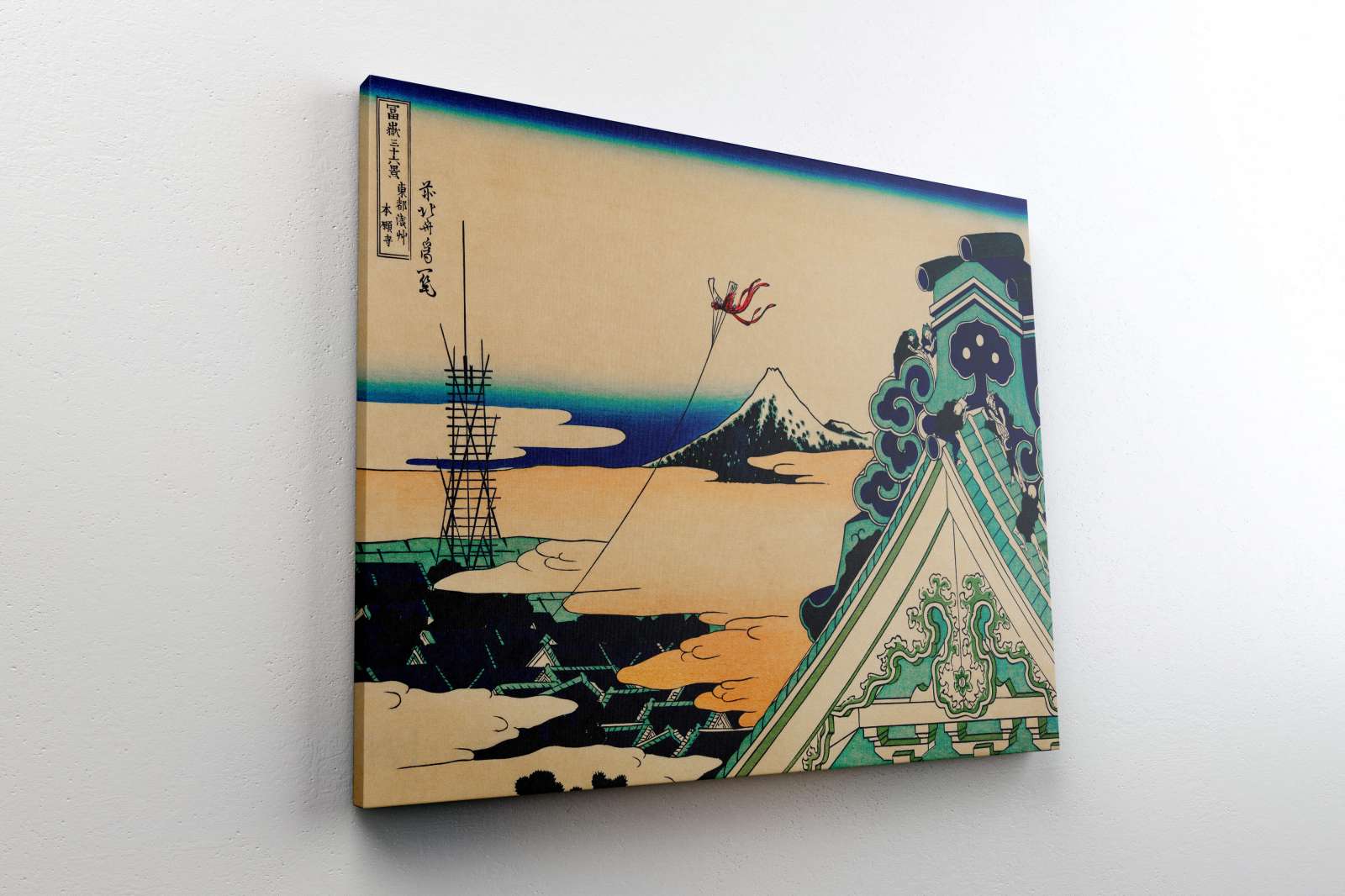 Reprodukcija „Toto Asakusa Honganji“, Katsushika Hokusai