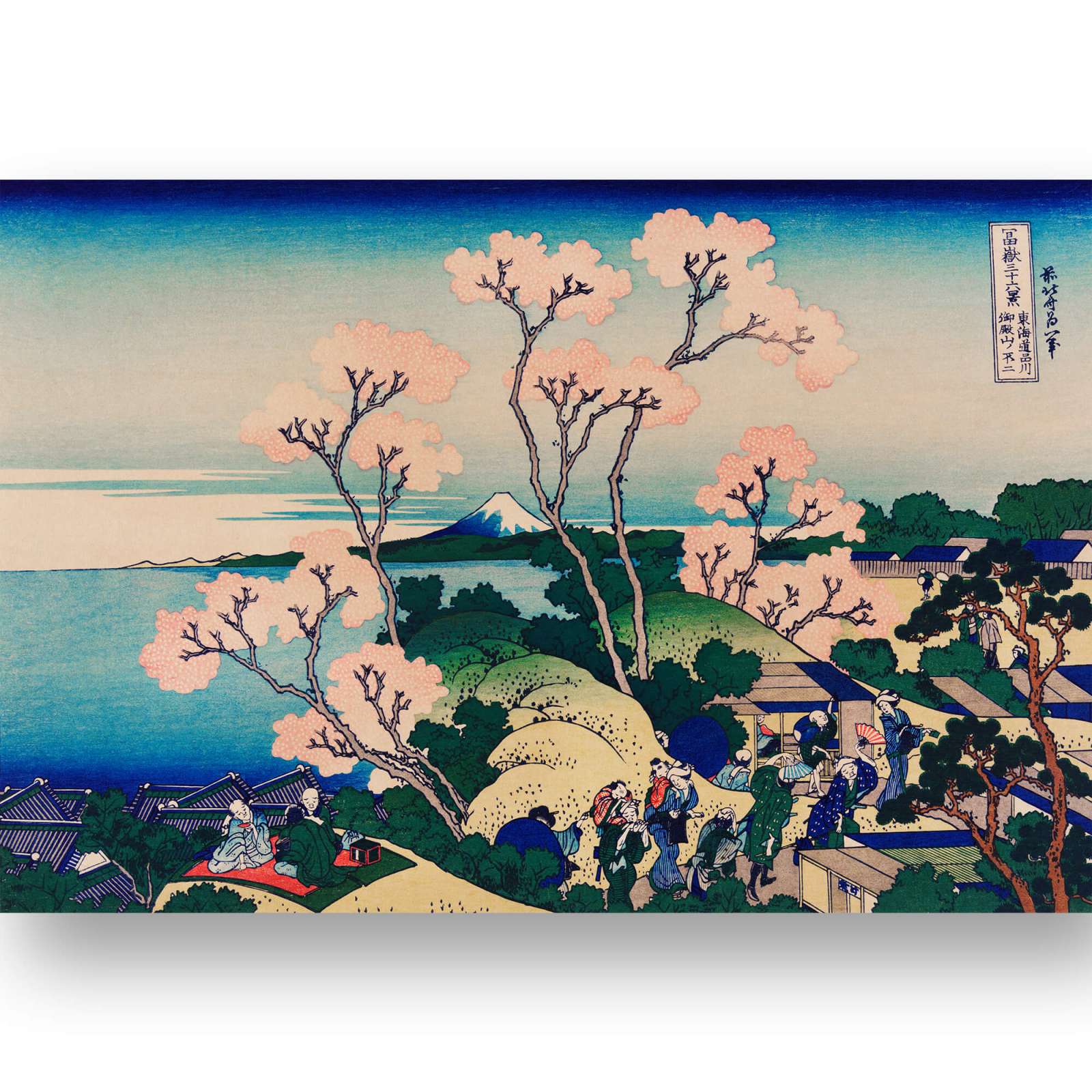 Reprodukcija „Goten-Yama kalva“, Katsushika Hokusai
