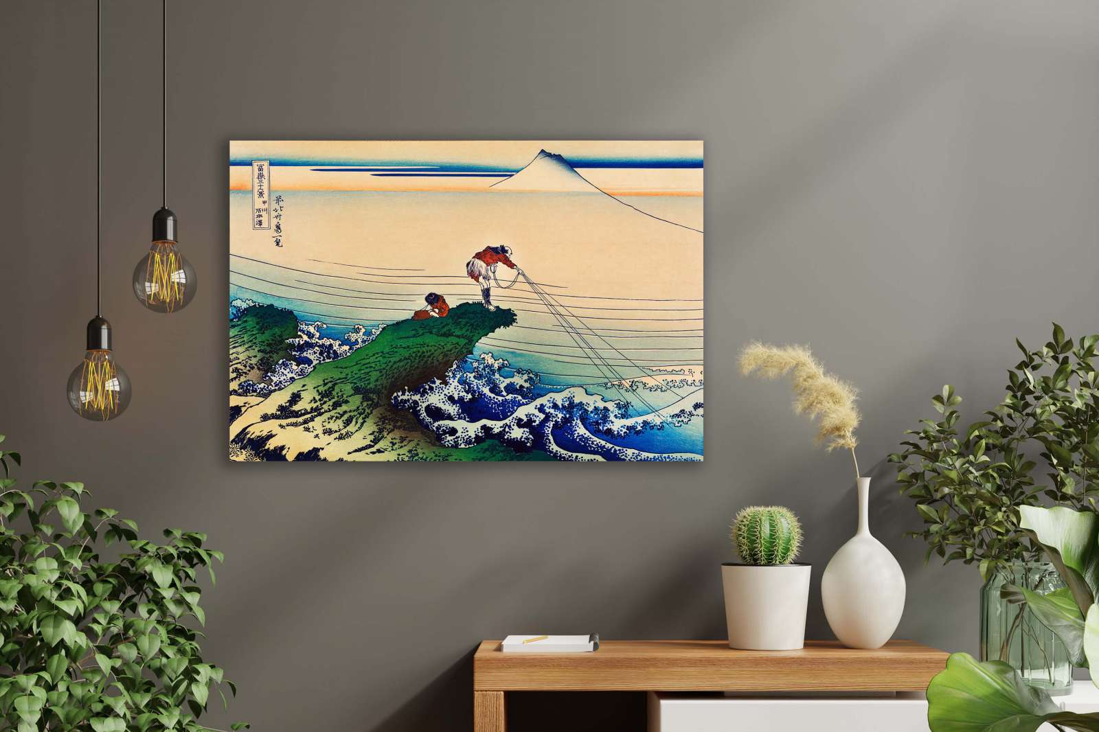 Reprodukcija „Koshu Kajikazawa“, Katsushika Hokusai