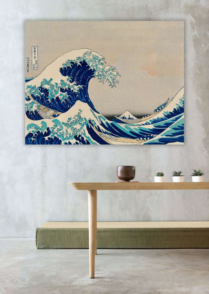 Reprodukcija „Didžioji Kanagavos banga“, Katsushika Hokusai