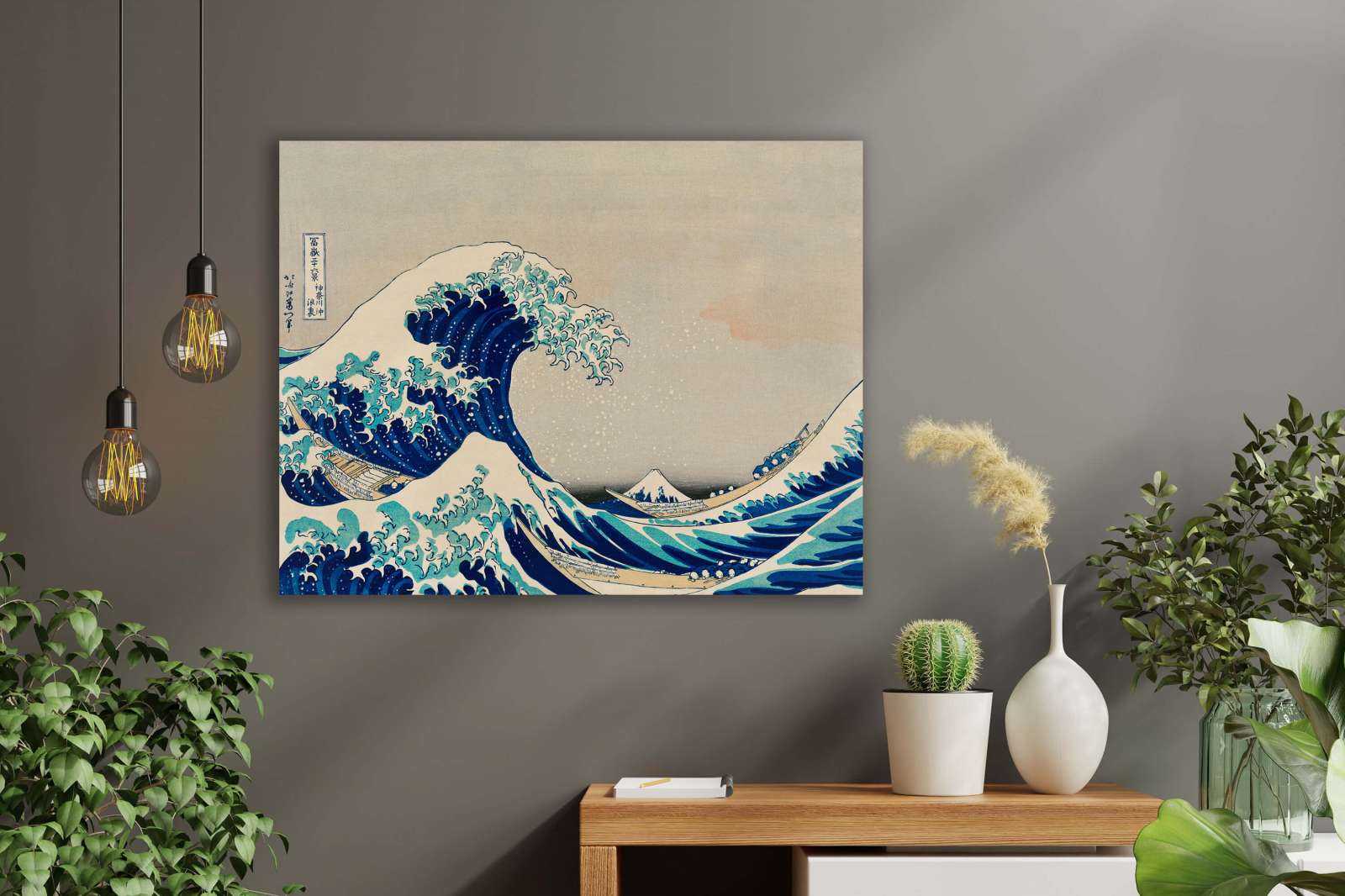 Reprodukcija „Didžioji Kanagavos banga“, Katsushika Hokusai
