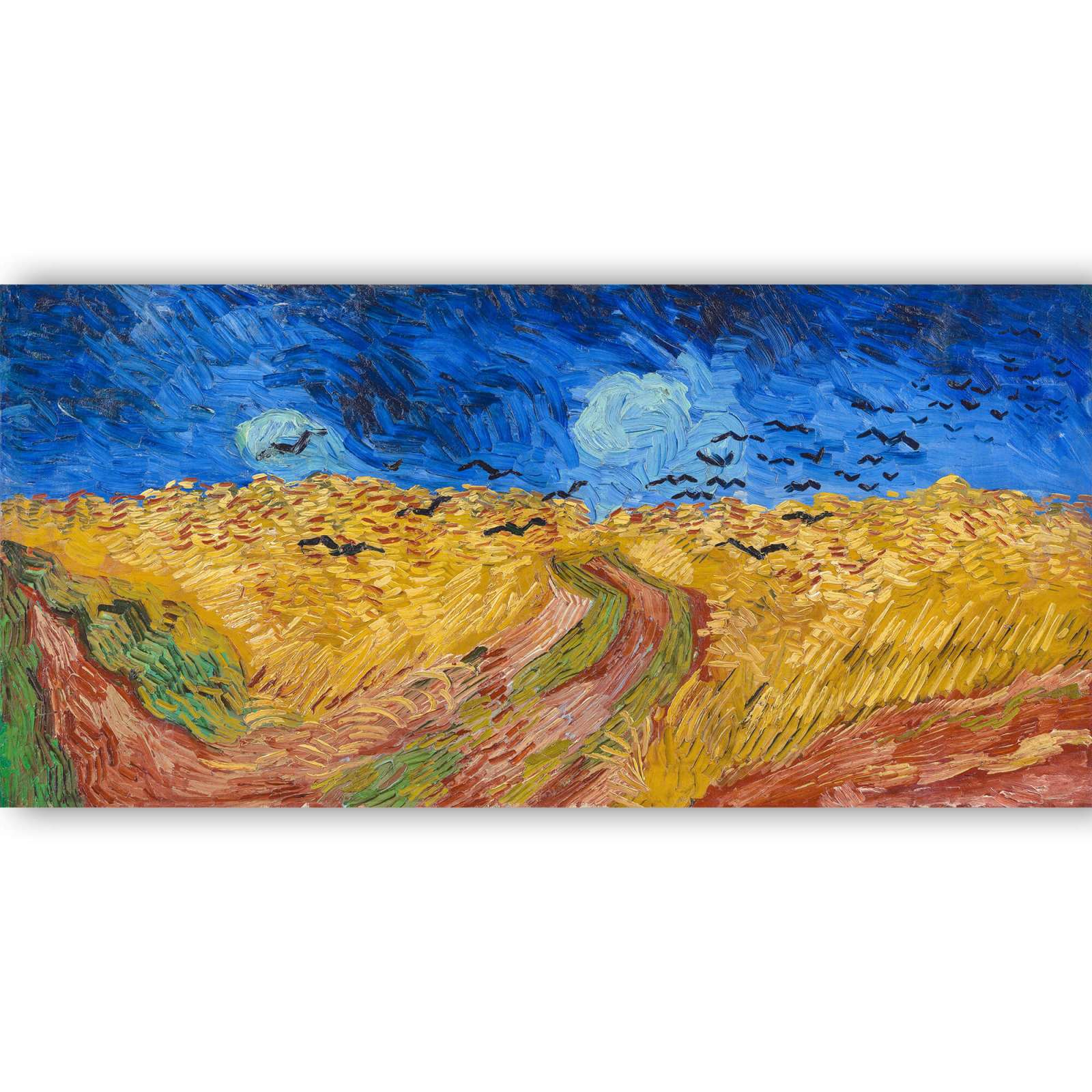 Reprodukcija „Kviečių laukas su varnomis“, Vincent van Gogh