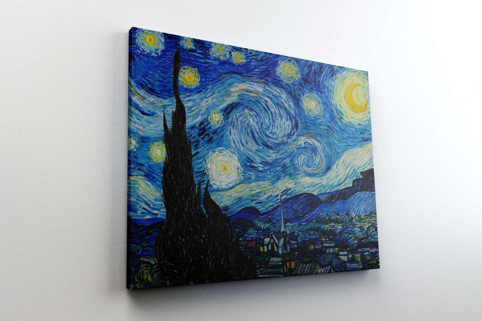 Reprodukcija „Žvaigždėta naktis“, Vincent van Gogh (1889)