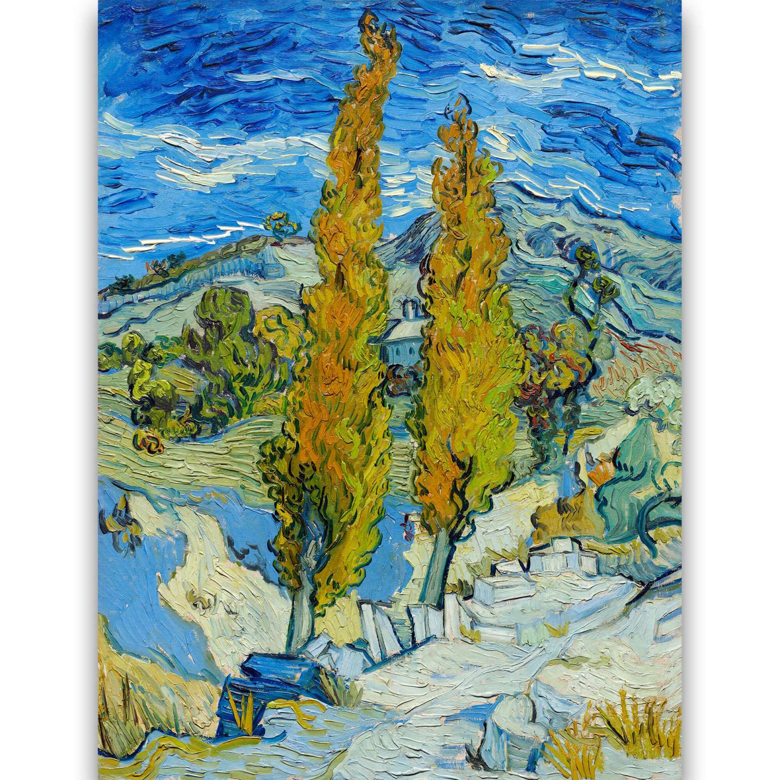Reprodukcija „Saint Rémy tuopos“, Vincent van Gogh