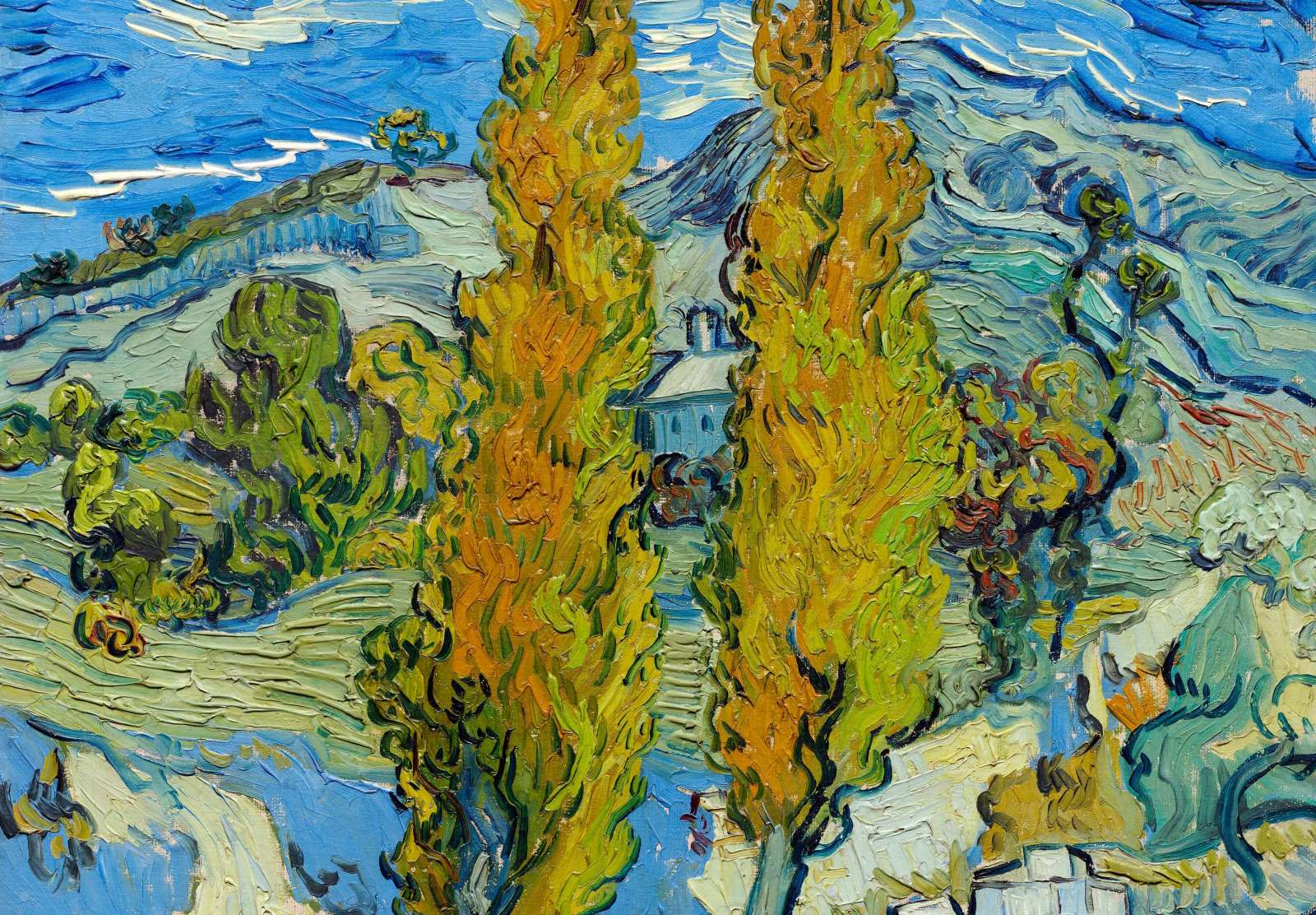 Reprodukcija „Saint Rémy tuopos“, Vincent van Gogh