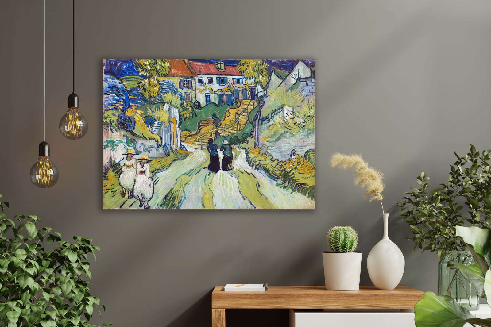 Reprodukcija „Auvers laiptai“, Vincent van Gogh (1890)
