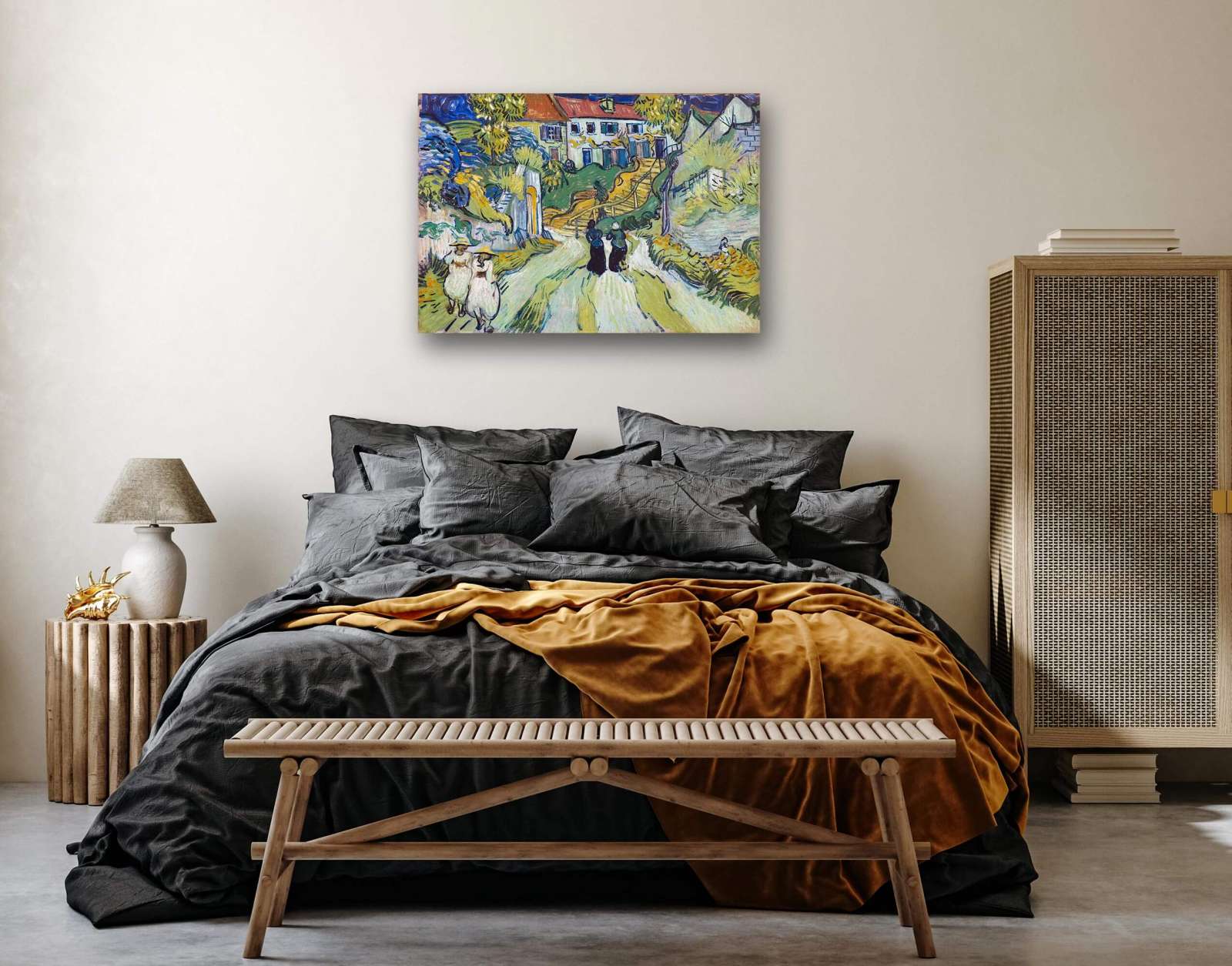 Reprodukcija „Auvers laiptai“, Vincent van Gogh (1890)