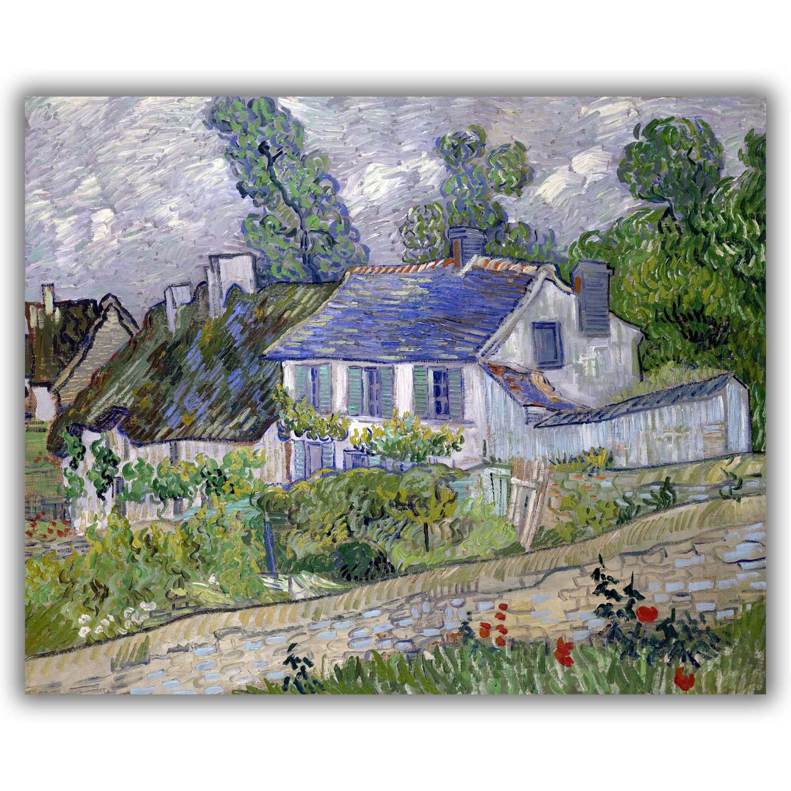 Reprodukcija „Auvers namai“, Vincent van Gogh (1890)