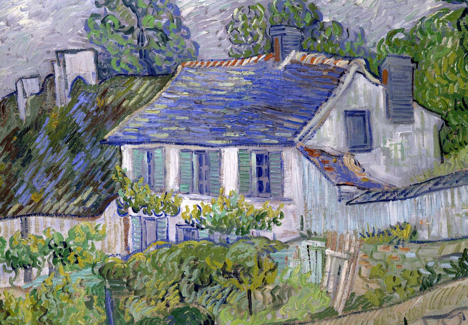 Reprodukcija „Auvers namai“, Vincent van Gogh (1890)