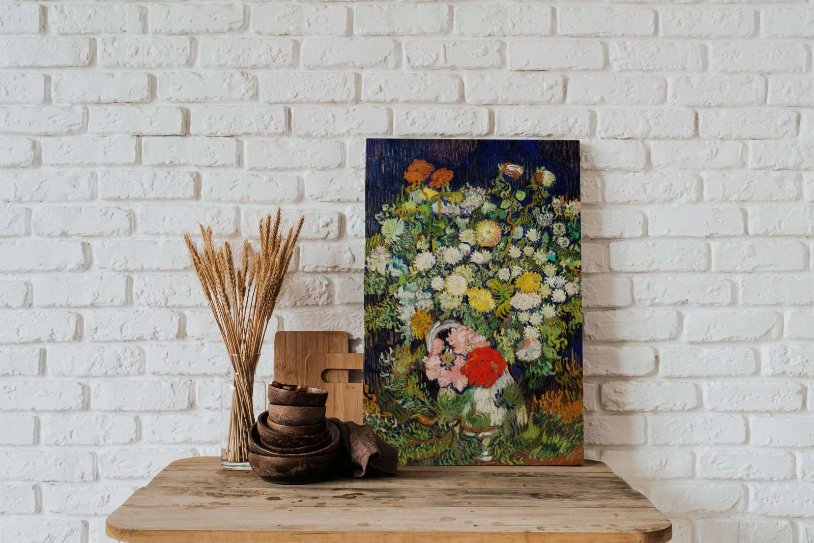 Reprodukcija „Gėlių puokštė“, Vincent van Gogh (1890)