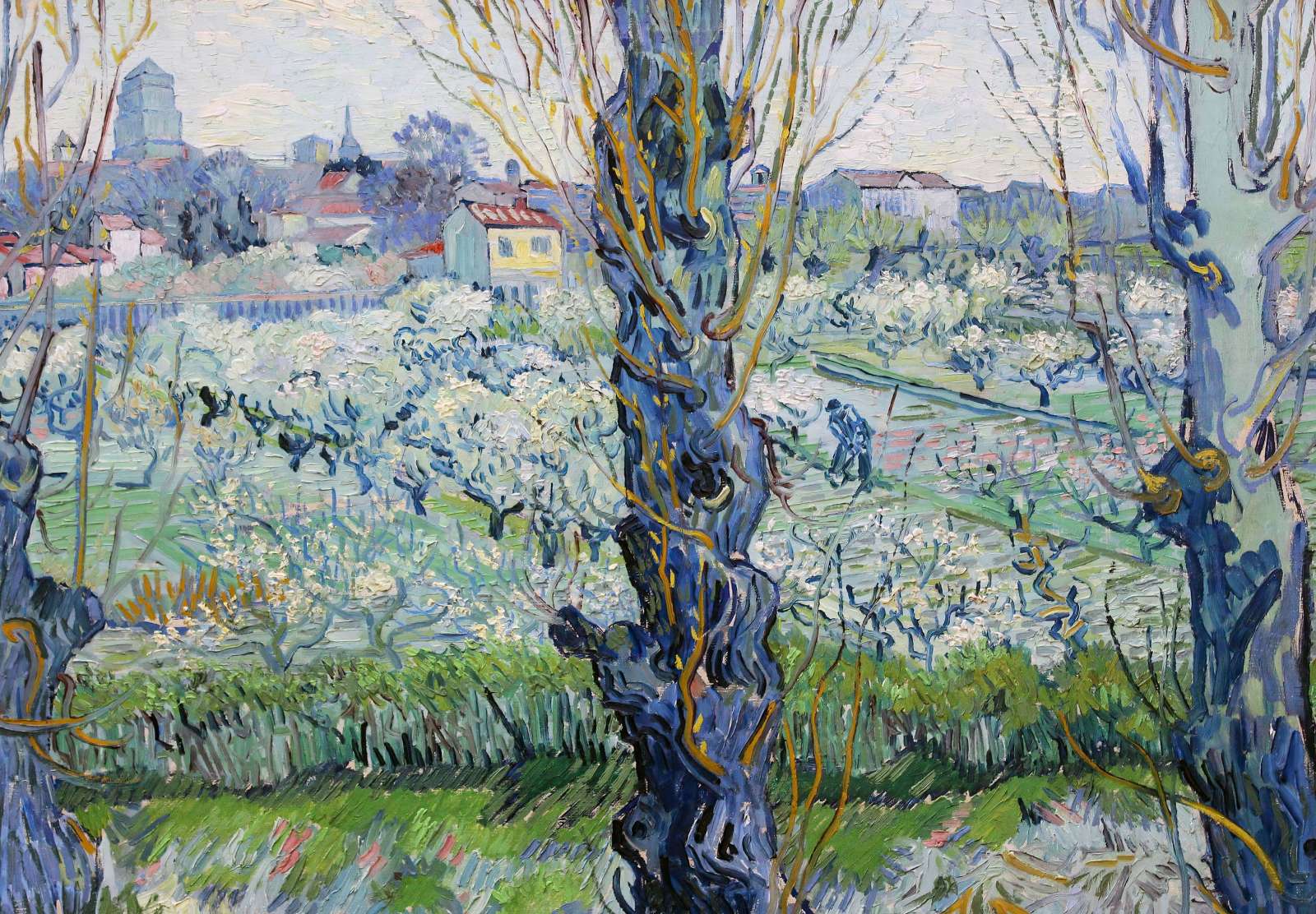Reprodukcija „Žydintys sodai“, Vincent van Gogh (1889)