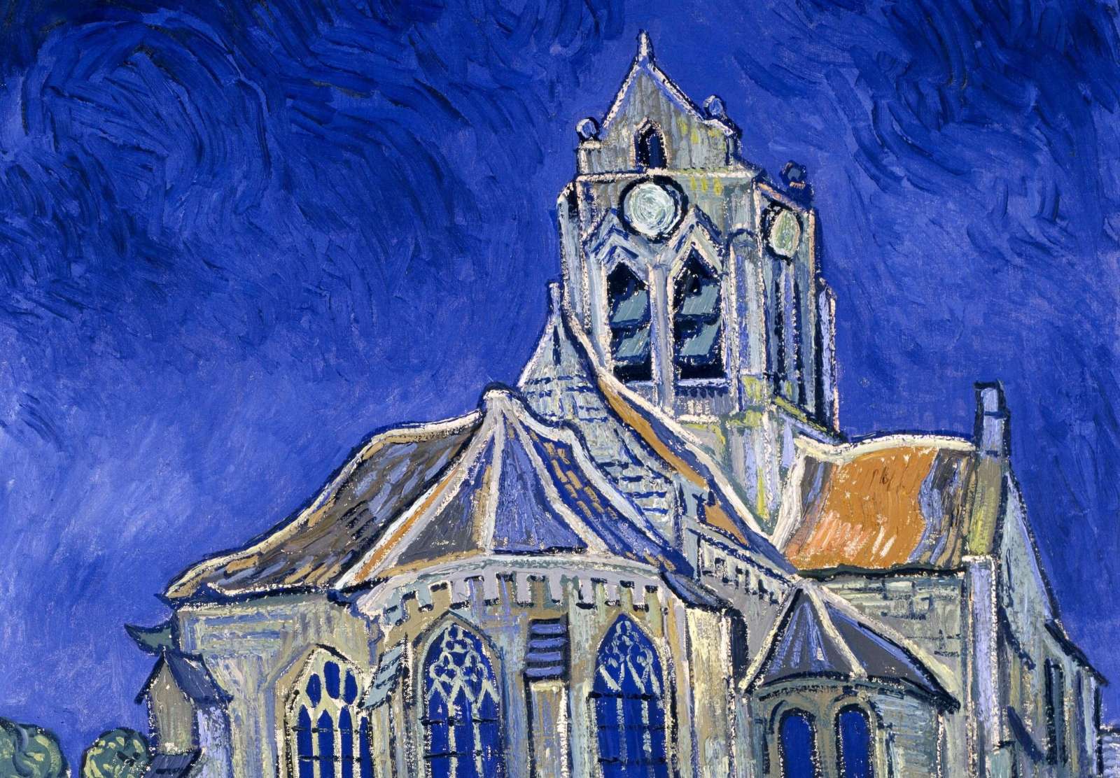 Reprodukcija „Auvers sur Oise bažnyčia“, Vincent van Gogh (1890)