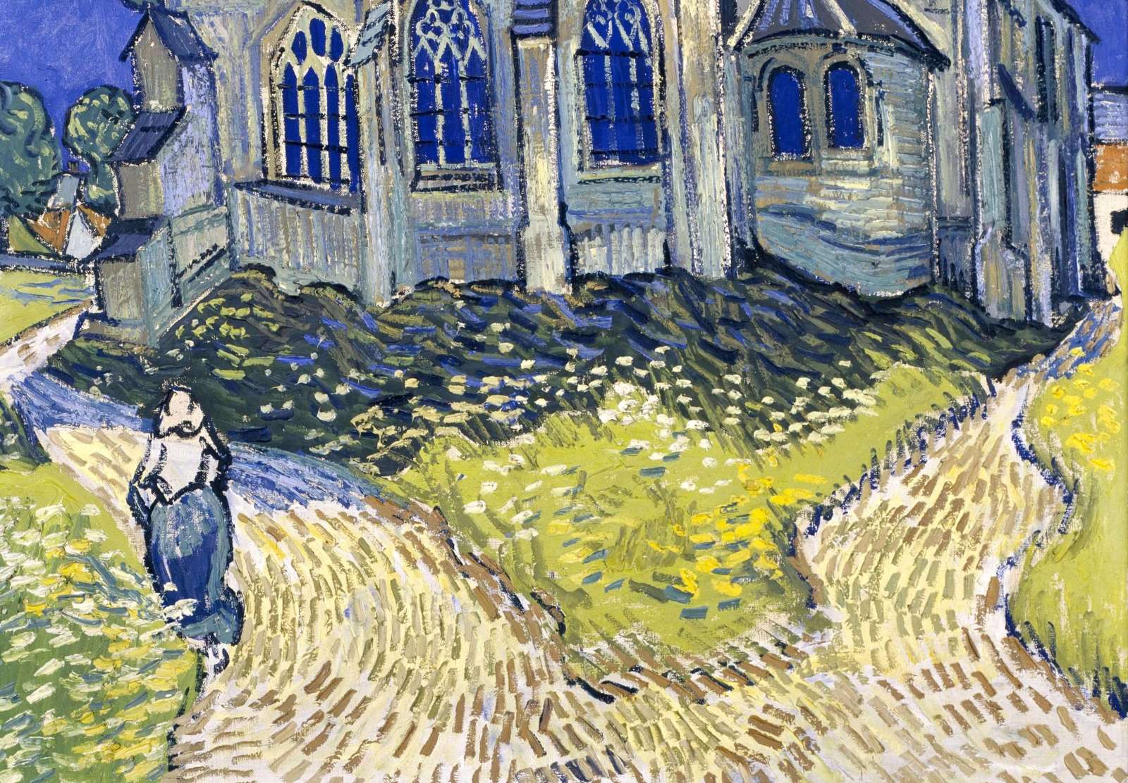 Reprodukcija „Auvers sur Oise bažnyčia“, Vincent van Gogh (1890)