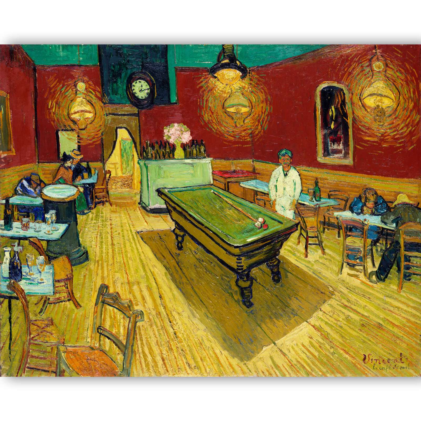 Reprodukcija „Naktinė kavinė“, Vincent van Gogh (1888)
