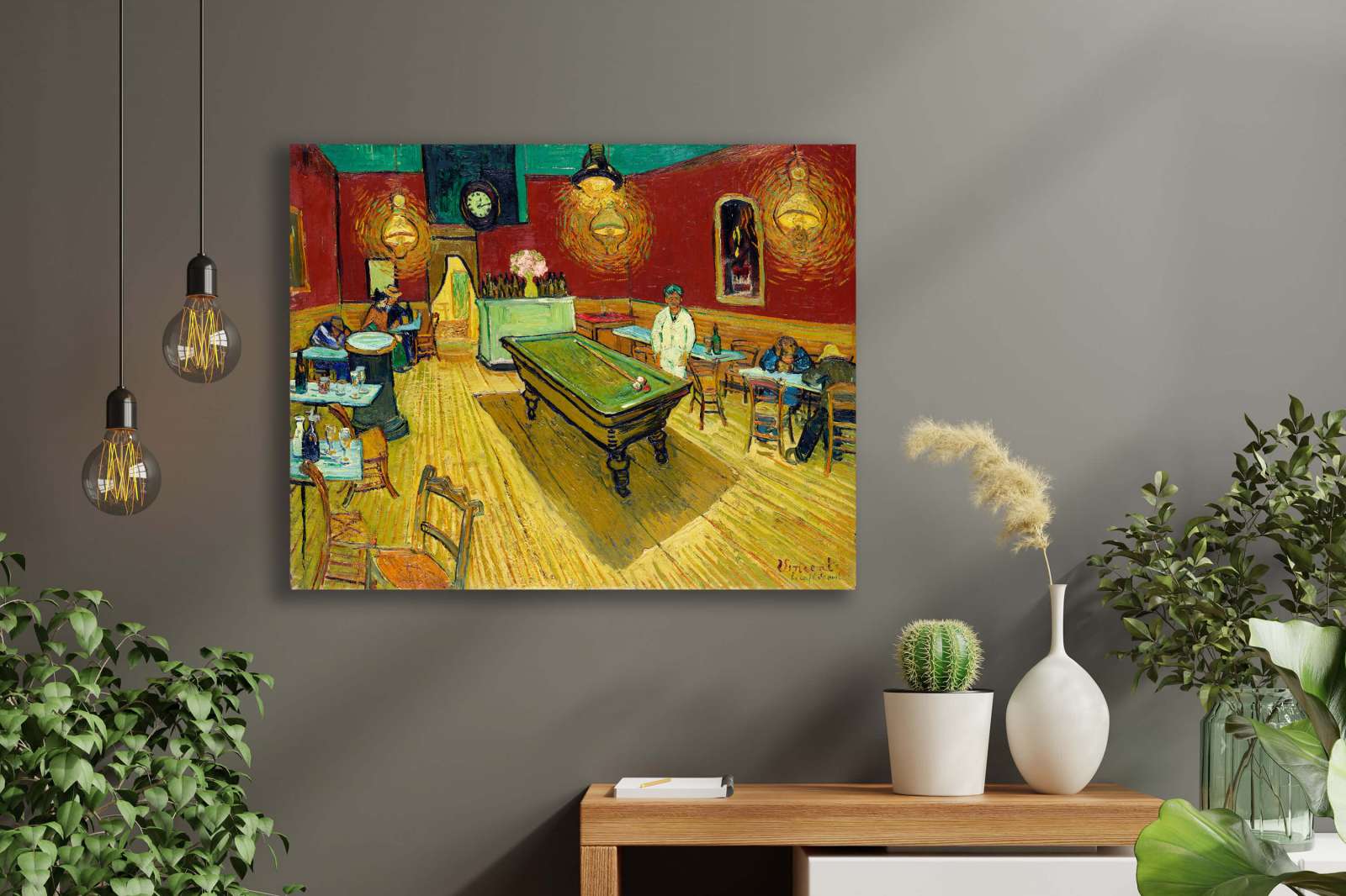 Reprodukcija „Naktinė kavinė“, Vincent van Gogh (1888)