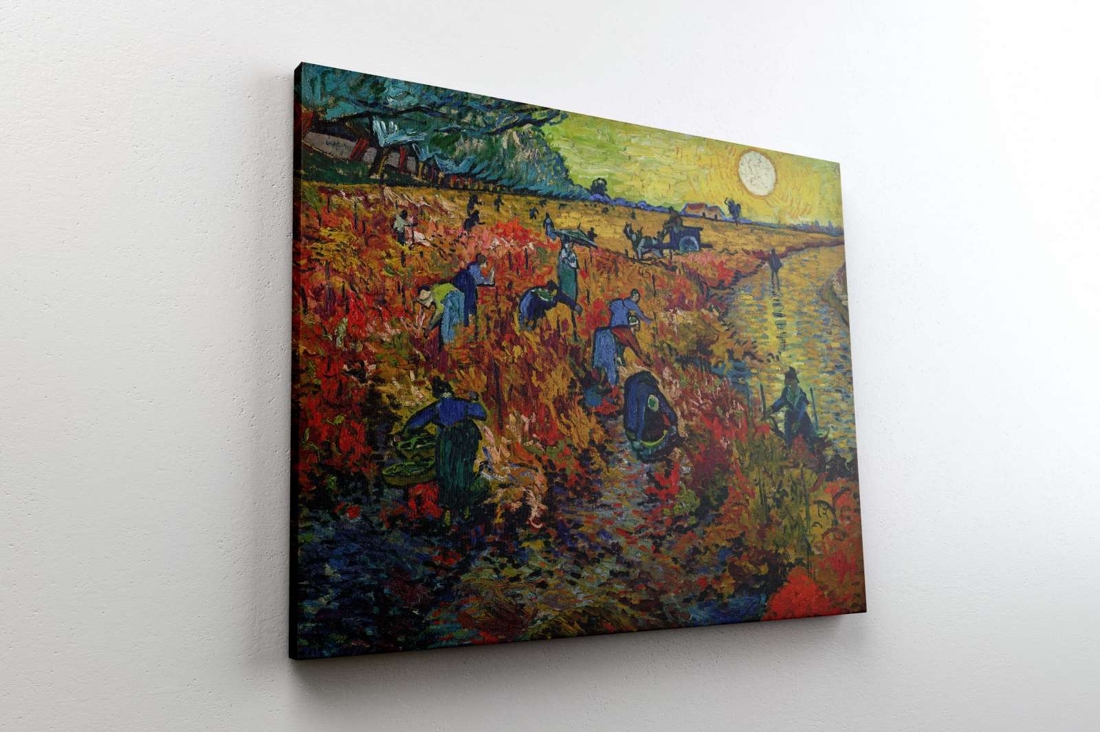 Reprodukcija „Raudonas vynuogynas“, Vincent van Gogh (1888)