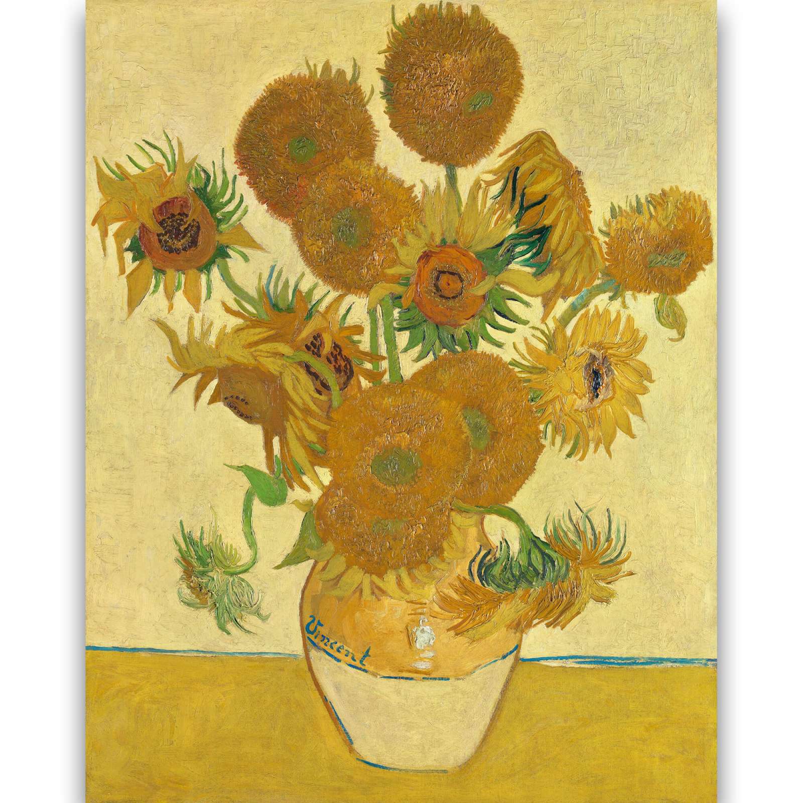 Reprodukcija „Saulėgrąžos“, Vincent van Gogh (1888)
