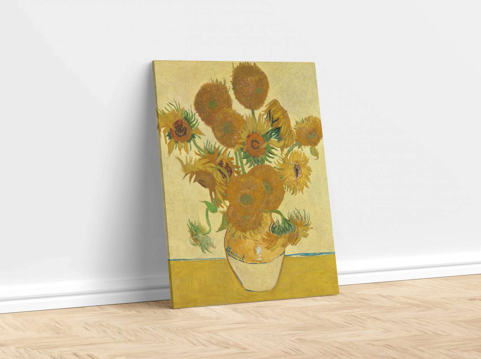 Reprodukcija „Saulėgrąžos“, Vincent van Gogh (1888)