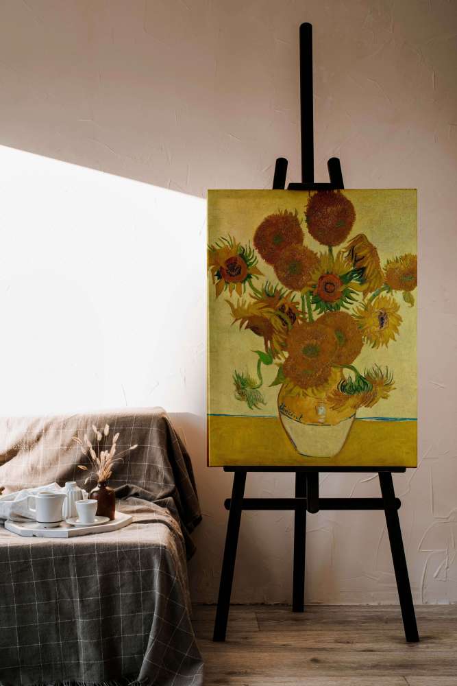 Reprodukcija „Saulėgrąžos“, Vincent van Gogh (1888)