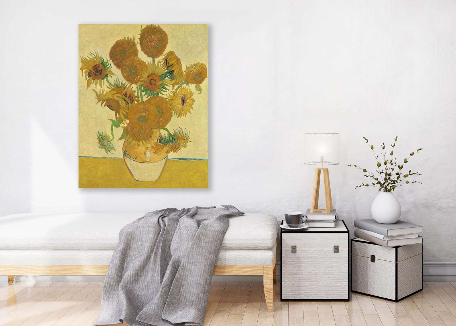 Reprodukcija „Saulėgrąžos“, Vincent van Gogh (1888)