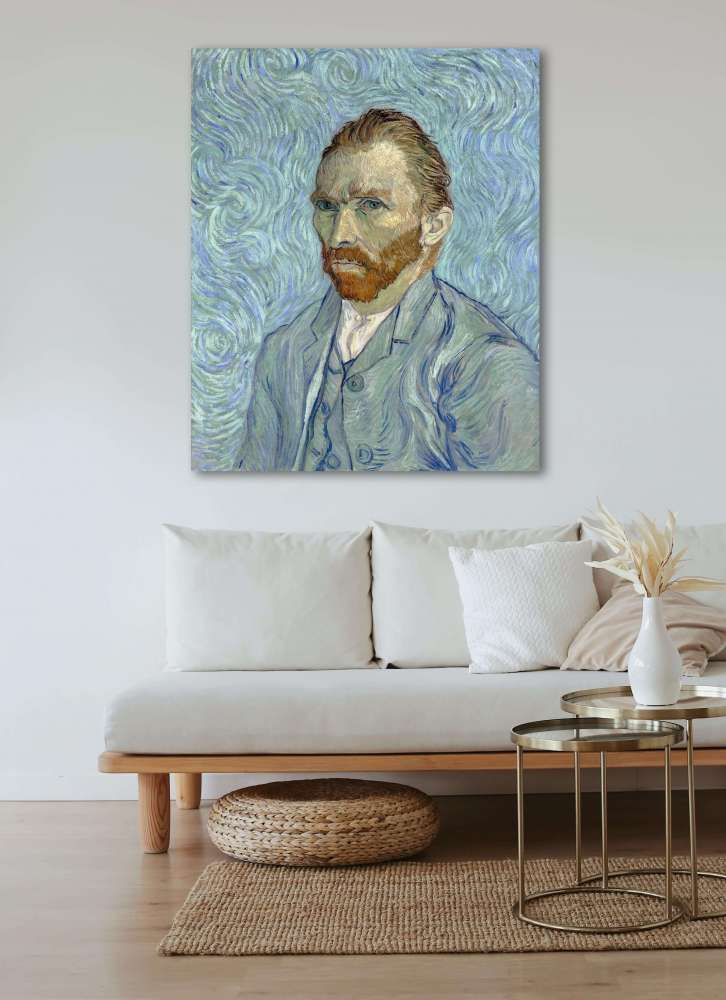 Reprodukcija „Autoportretas“, Vincent van Gogh (1889)