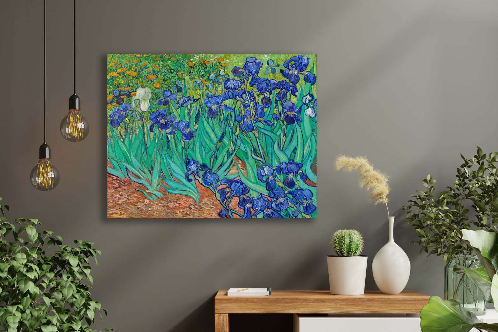 Reprodukcija „Irisai“, Vincent van Gogh (1889)